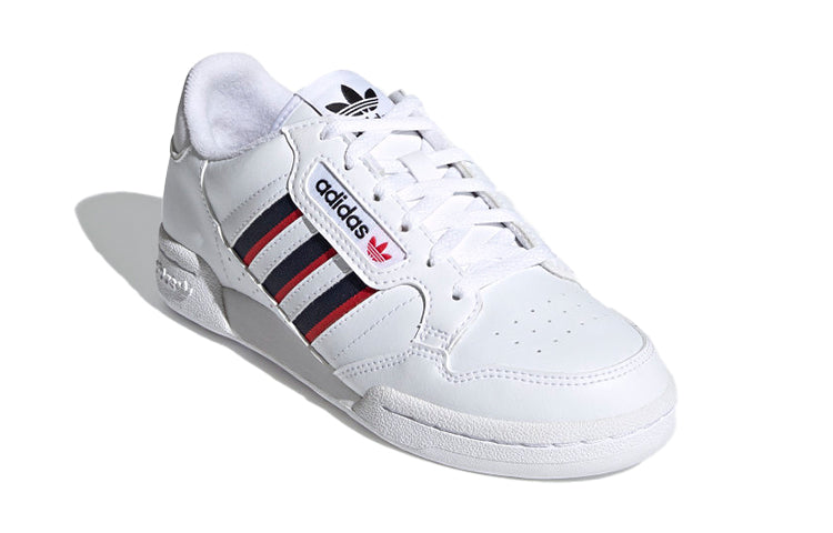 (GS) adidas Continental 80 Stripes J 'White Red Blue' FX6088