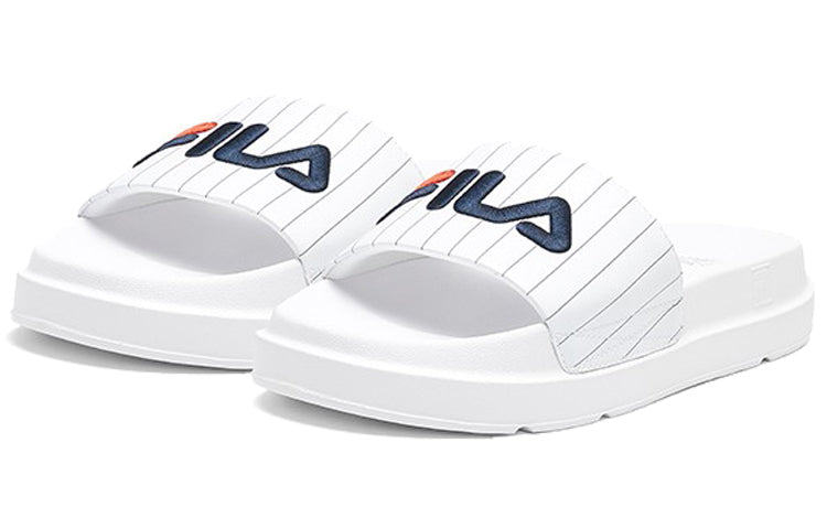 (WMNS) FILA Thick Sole Beach White Slippers F12W024610FWT