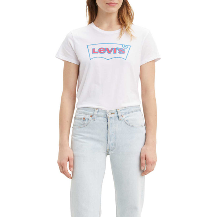 Levis Casual Alphabet Printing Short Sleeve White 17369-0958