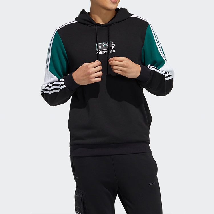 Men's adidas neo BRLV HDY 2 Colorblock Black GU0835