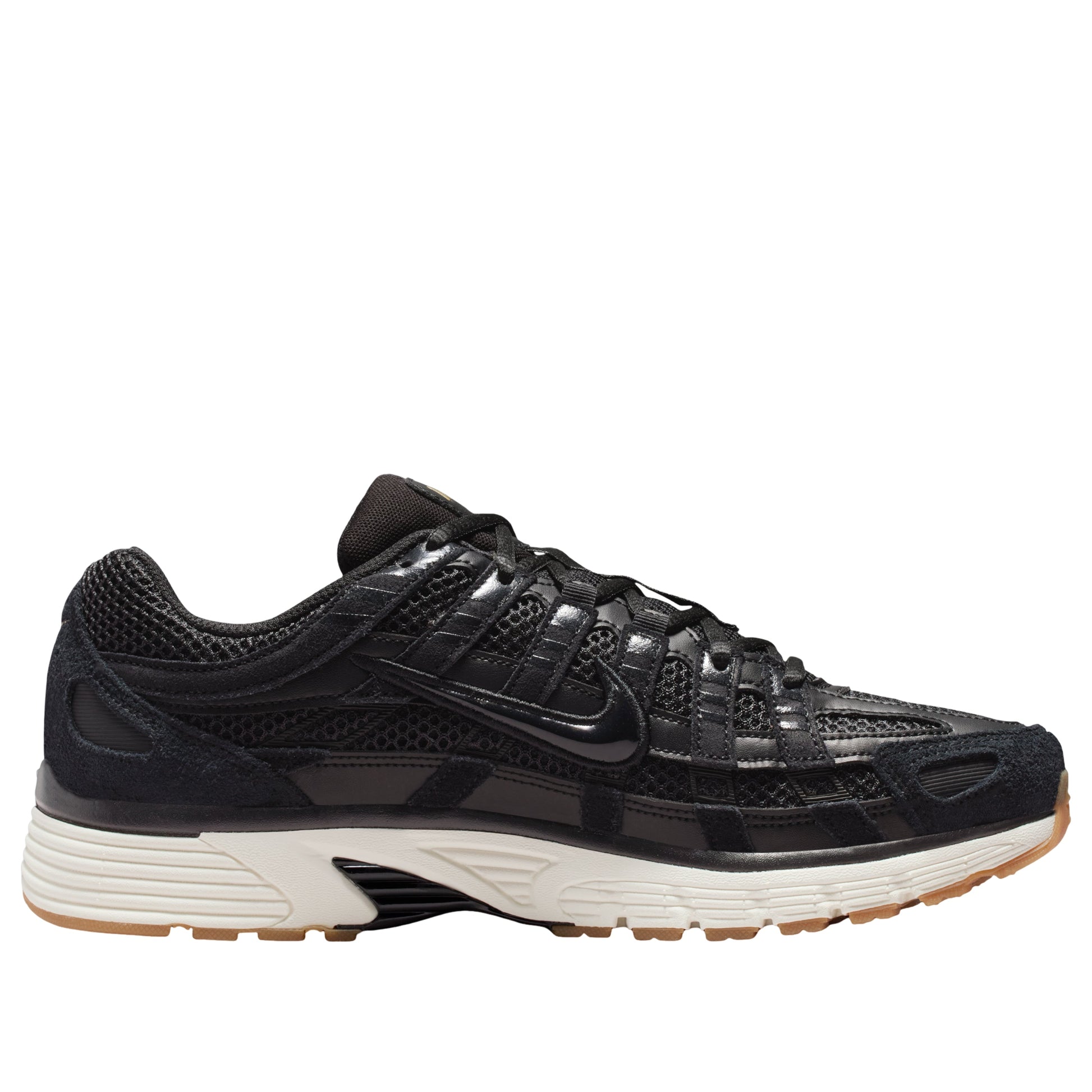 Nike P-6000 Suede 'Black Metallic Gold Grain Sail' HF0015-001