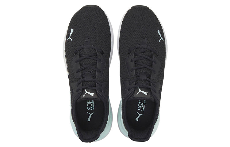 (WMNS) PUMA Platinum Shimmer 'Black White Blue' 195265-06