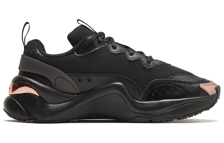 (WMNS) PUMA Charlotte Olympia x Rise 'Black Rose Gold' 374348-01