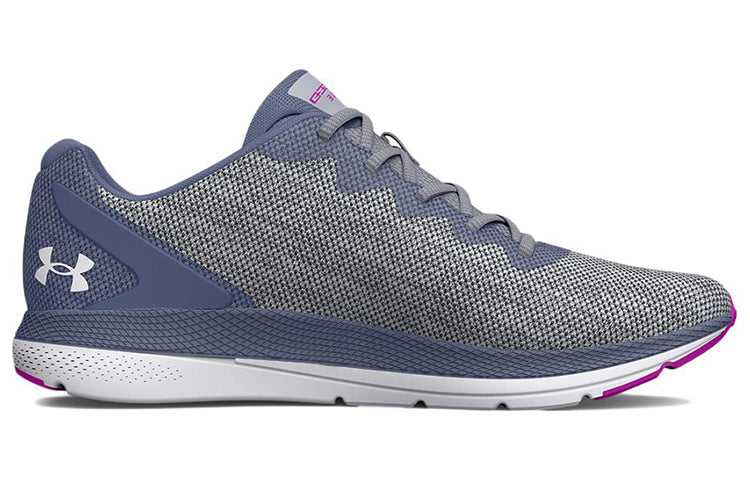 (WMNS) Under Armour Charged Impulse 2 Knit 'Mod Grey Aurora Purple' 3024886-109