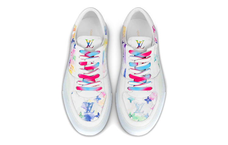 LOUIS VUITTON Ollie Sneakers 'White with Colorful Monogram' 1A8SGT