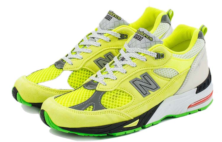 New Balance Aries x 991 Made in England 'Neon Yellow' M991AFL