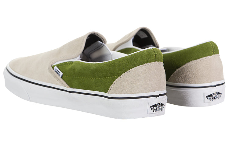 Vans Unisex Classic Slip-On Sneakers Grey/Green VN0A4U38WV9