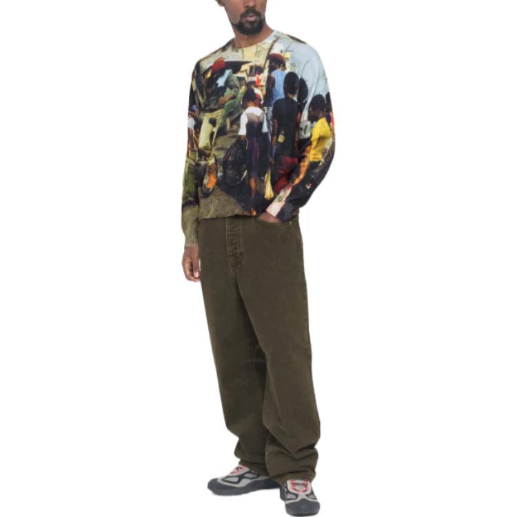 Stussy Peter Tosh Print Sweater 'Multicolor' 117145