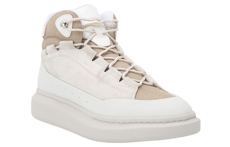 Alexander McQueen Larry High-Top Sneakers 'Beige White' 682498WIB9D9495