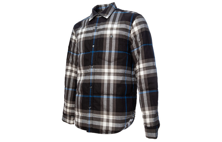 Men's Burberry SS21 Classic Plaid Long Sleeves Shirt Black 40563601