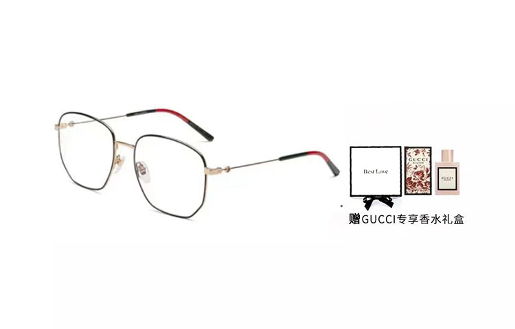 Gucci GG Standard Optical Glasses Frame Sub Edition Black GG0396O-001