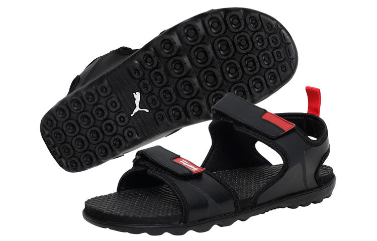 PUMA Silicis Nu Idp Sandals Black/Red 367659-07