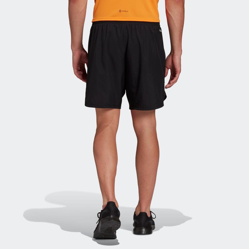 adidas Casual Sports Breathable Logo Training Shorts Black HF7204