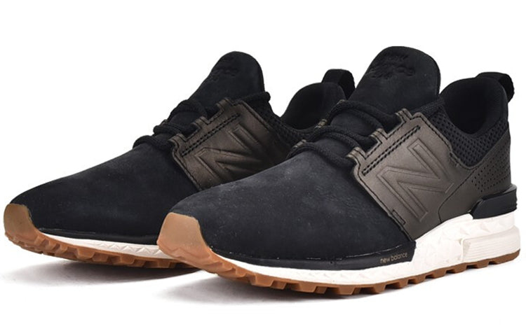 (WMNS) New Balance NB 574 Sport Sports Casual Shoes 'Black Gray' WS574DS