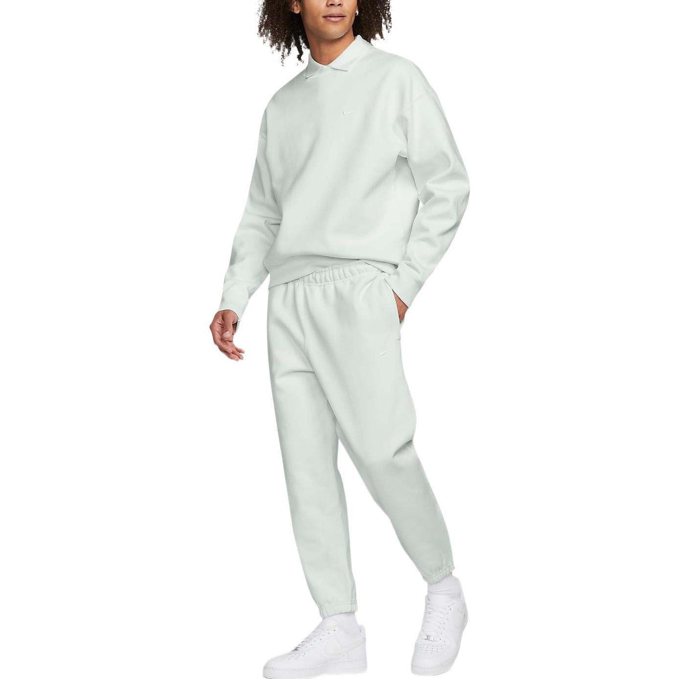 Nike Solo Swoosh Crew neck sweatshirt 'White' DA0318-121