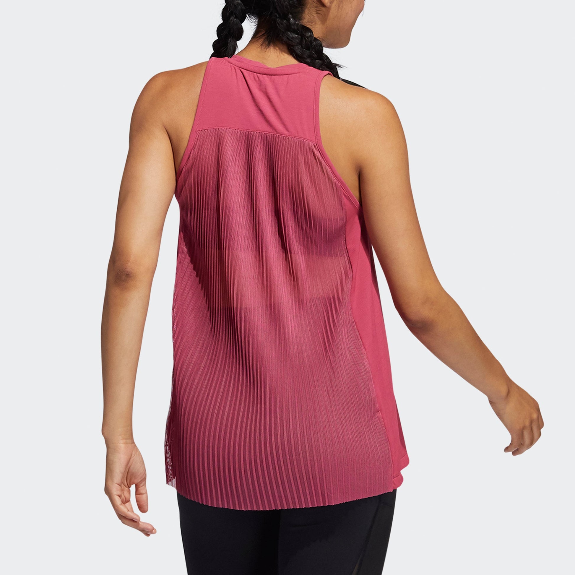 (WMNS) adidas Dance Tank Yoga Gym Loose Breathable Round Neck Sports Pink Vest GM2767
