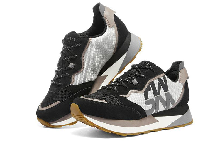 (WMNS) Skechers Heydayz 'Black White' 155494-BKMT