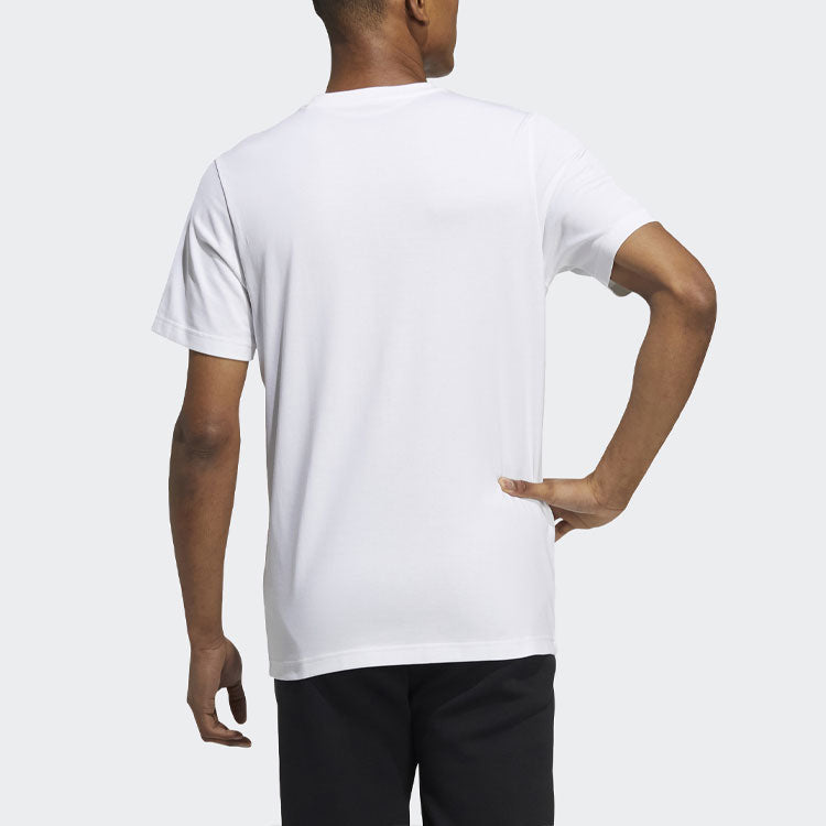 adidas neo M Freye Tee 1 Cartoon Printing Pattern Sports Short Sleeve White GS2588