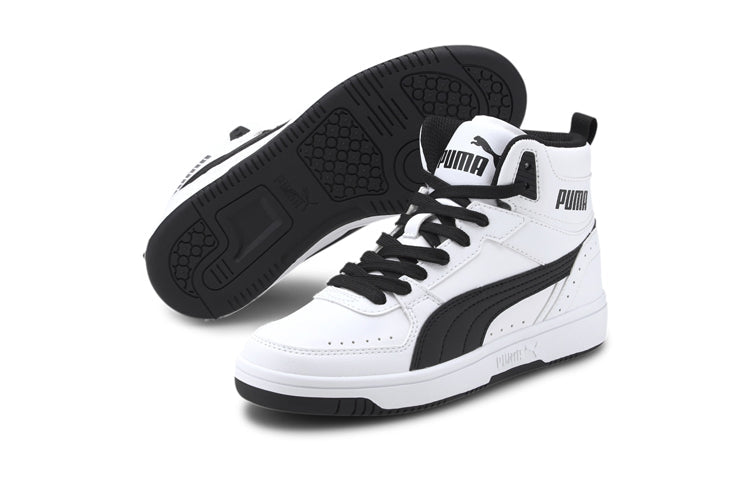(GS) PUMA Rebound Joy 'White Black' 374687-02