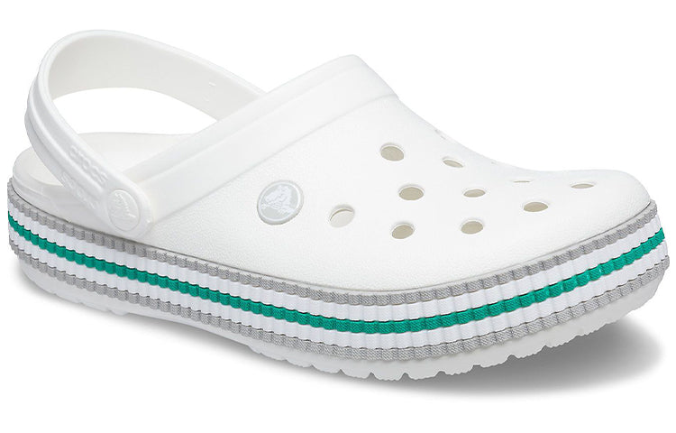 Crocs Sports Fashion Beach White Sandals 206829-100