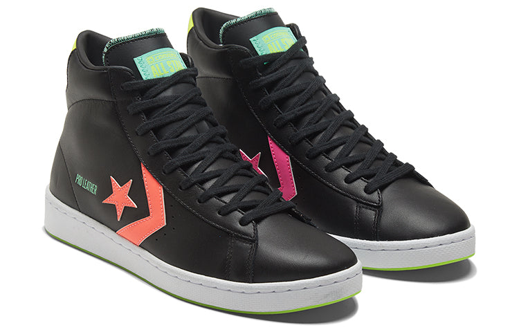 Converse Pro Leather High 'Hi-Vis Collection - Black Multi Neon' 169651C