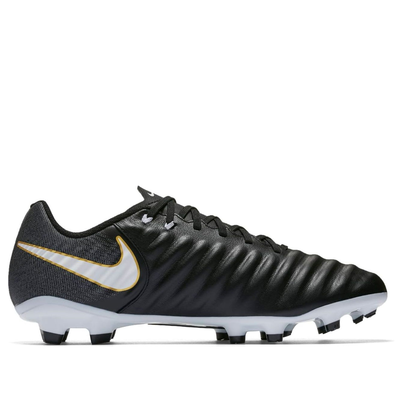 Nike Tiempo Ligera IV FG 'Black White Gold' 897744-002