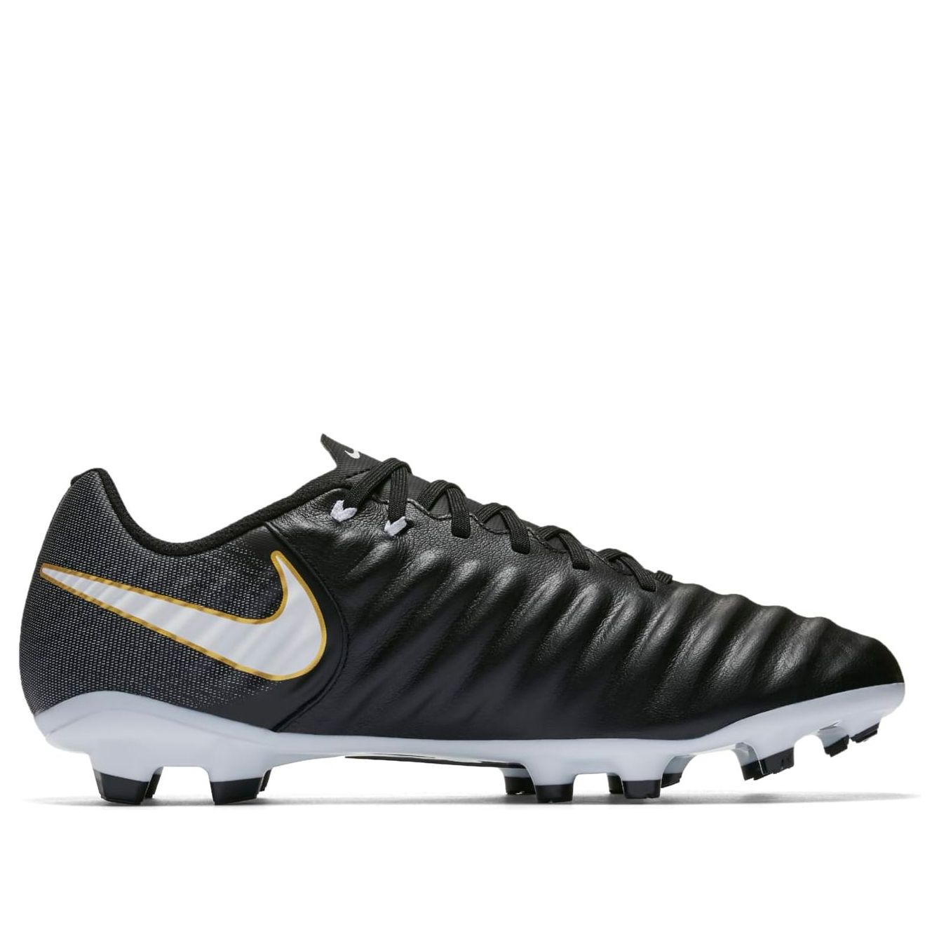 Nike Tiempo Ligera IV FG 'Black White Gold' 897744-002