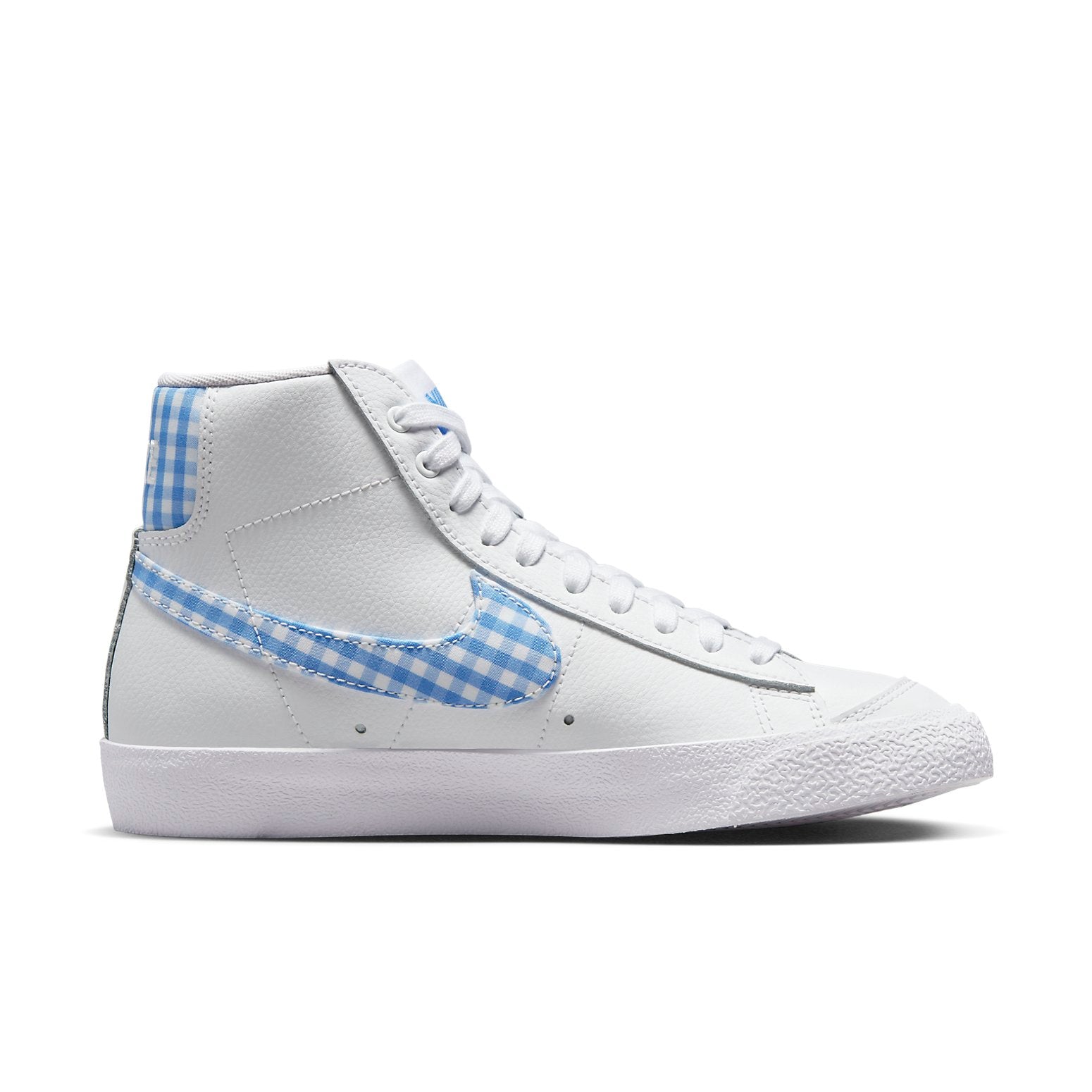 (WMNS) Nike Blazer Mid '77 'University Blue Gingham' FD9163-100