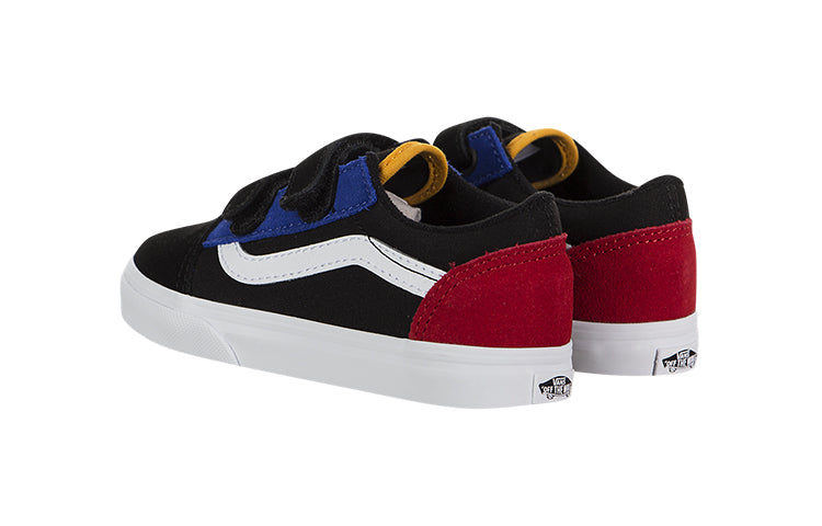 Vans Old Skool V Toddler 'Color Block - Black True White' VN0A38JNVIG