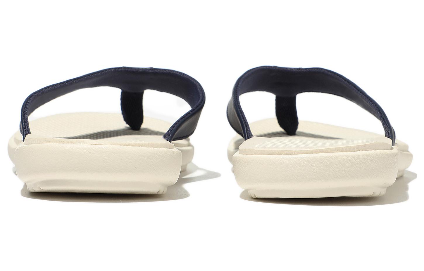 FILA Slick Song 2022 Casual Sports Slippers Unisex White Blue Korean Version 'White Blue' 1SM01922E_147