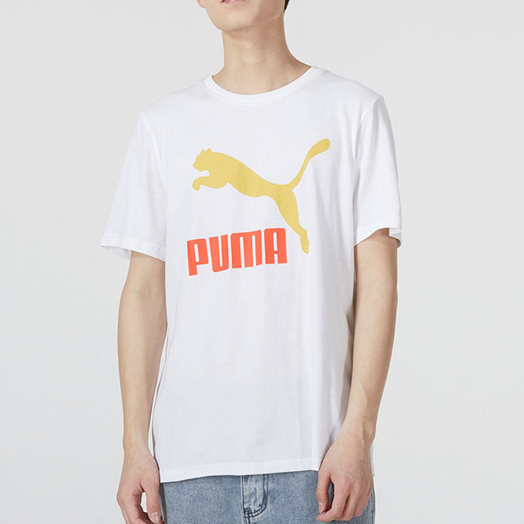 PUMA Classics Logo Interest Tee 'White' 536344-57