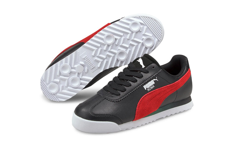 (GS) PUMA Scuderia Ferrari Race Roma Low Top Running Shoes Black 306656-01