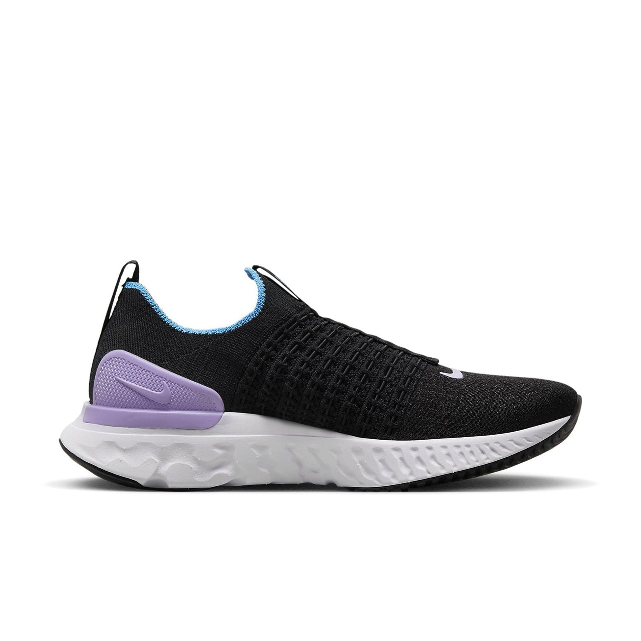 (WMNS) Nike React Phantom Run Flyknit 2 'Black Barely Grape' DZ5213-001