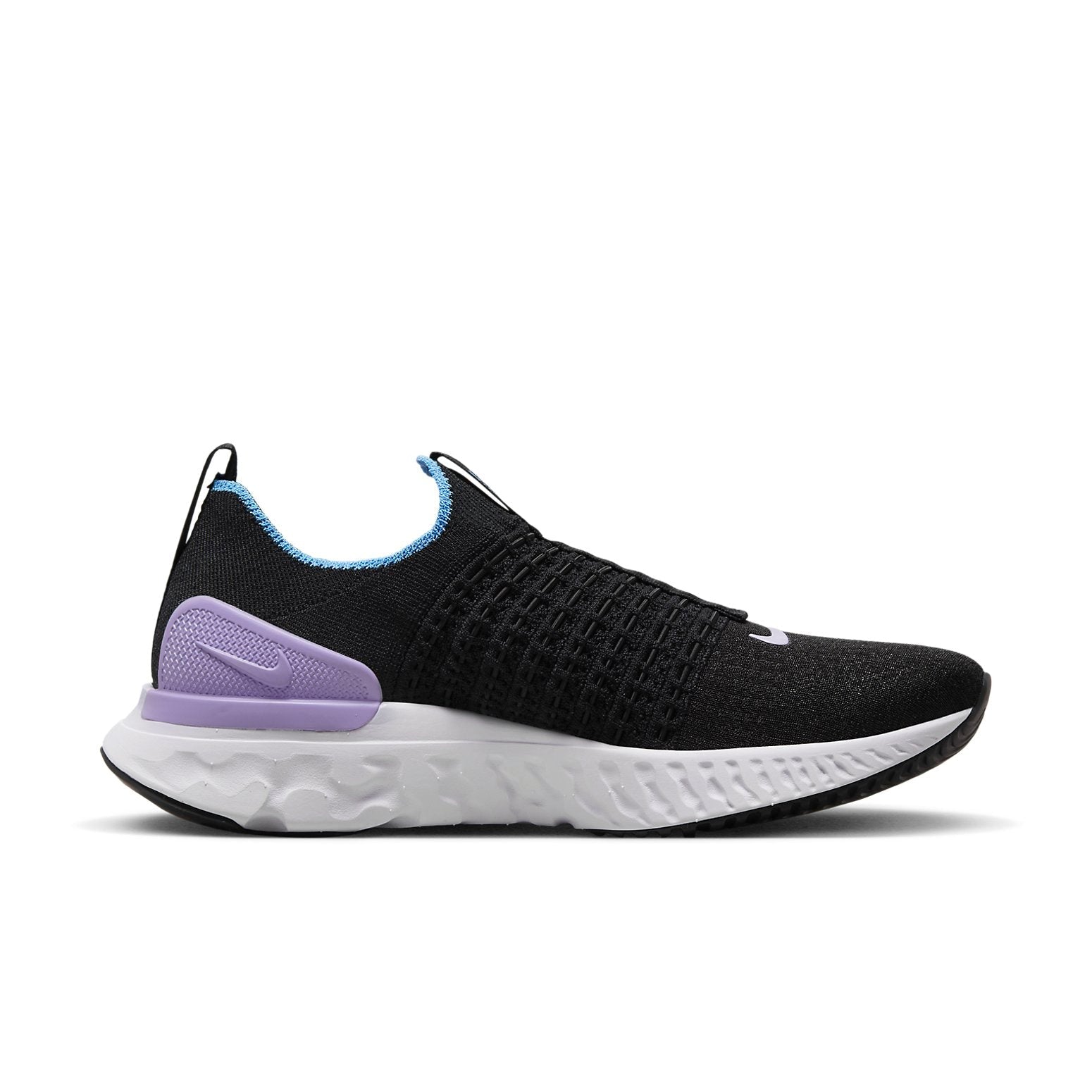 (WMNS) Nike React Phantom Run Flyknit 2 'Black Barely Grape' DZ5213-001