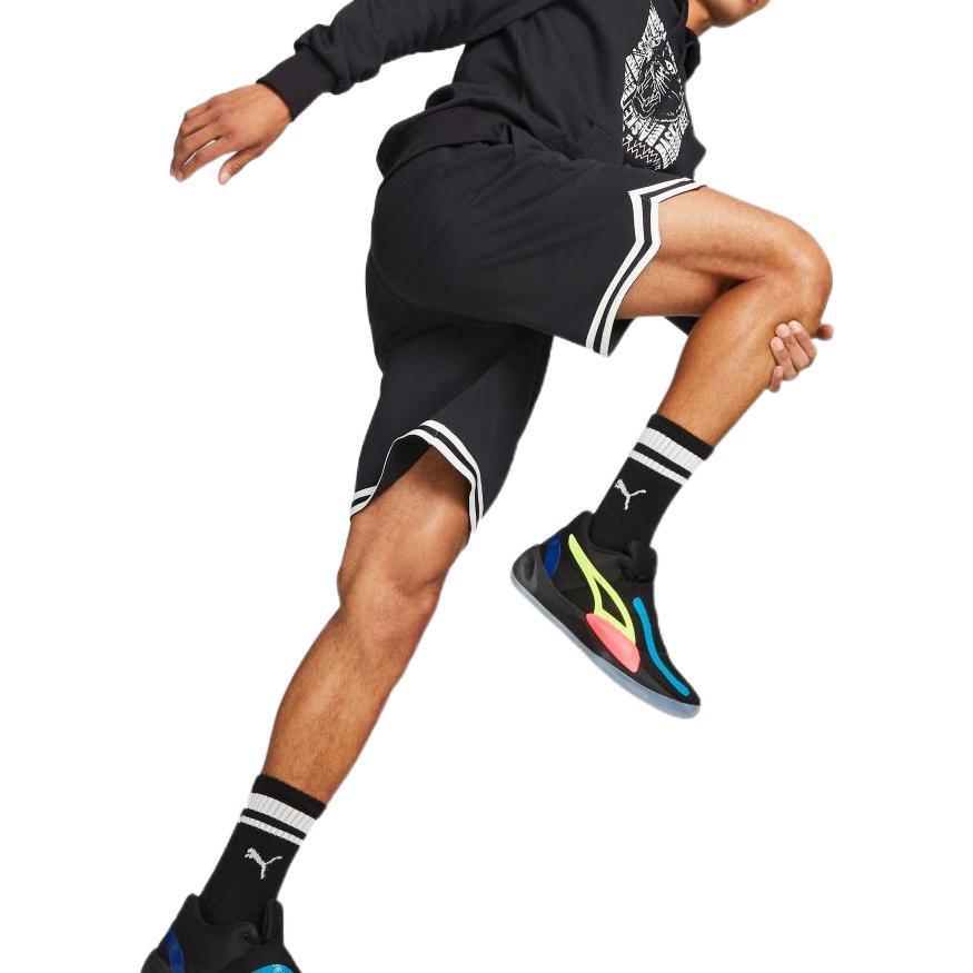 PUMA Logo Automatic Basketball Shorts 'Black' 536134-01
