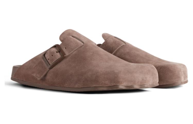 Balenciaga Sunday Mules 'Tan Matte Calfskin' 761712WCGA12010