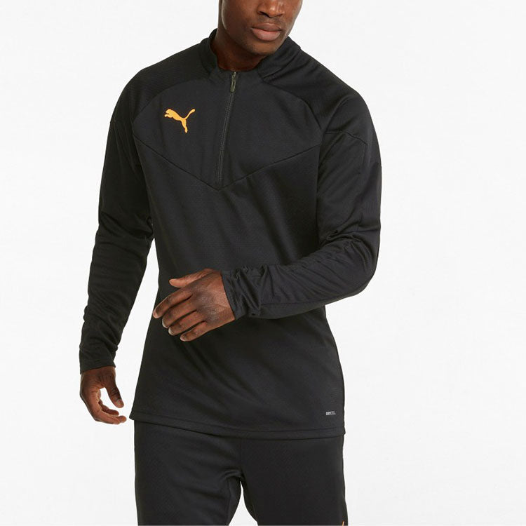 PUMA Individual FINAL 1/4 Zip Training Sweatshirt 'Black' 657950-45