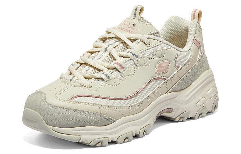 (WMNS) Skechers DLITES 'Beige Pink' 896145-NTPK