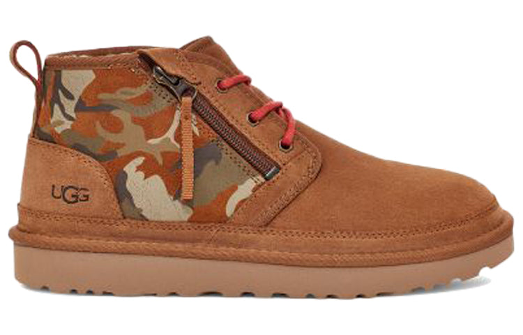 UGG Neumel Zip Camo Camouflage Zipper Brown 1114193-BRC