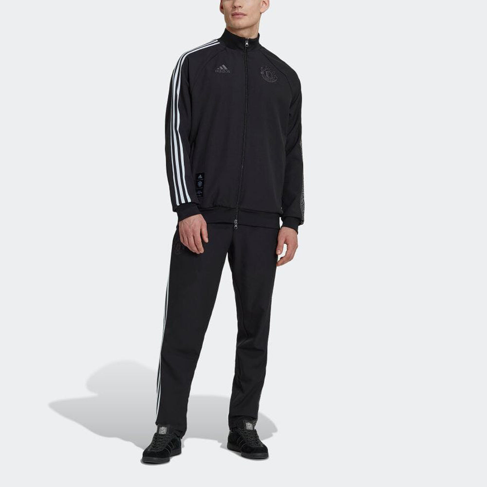 Men's adidas Peter Saville Elastic Twill Sports Pants/Trousers/Joggers Japanese Version Black HM3845