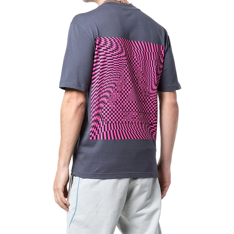 Men's PALACE 3D Pattern Printing Short Sleeve Gray P17TS114T