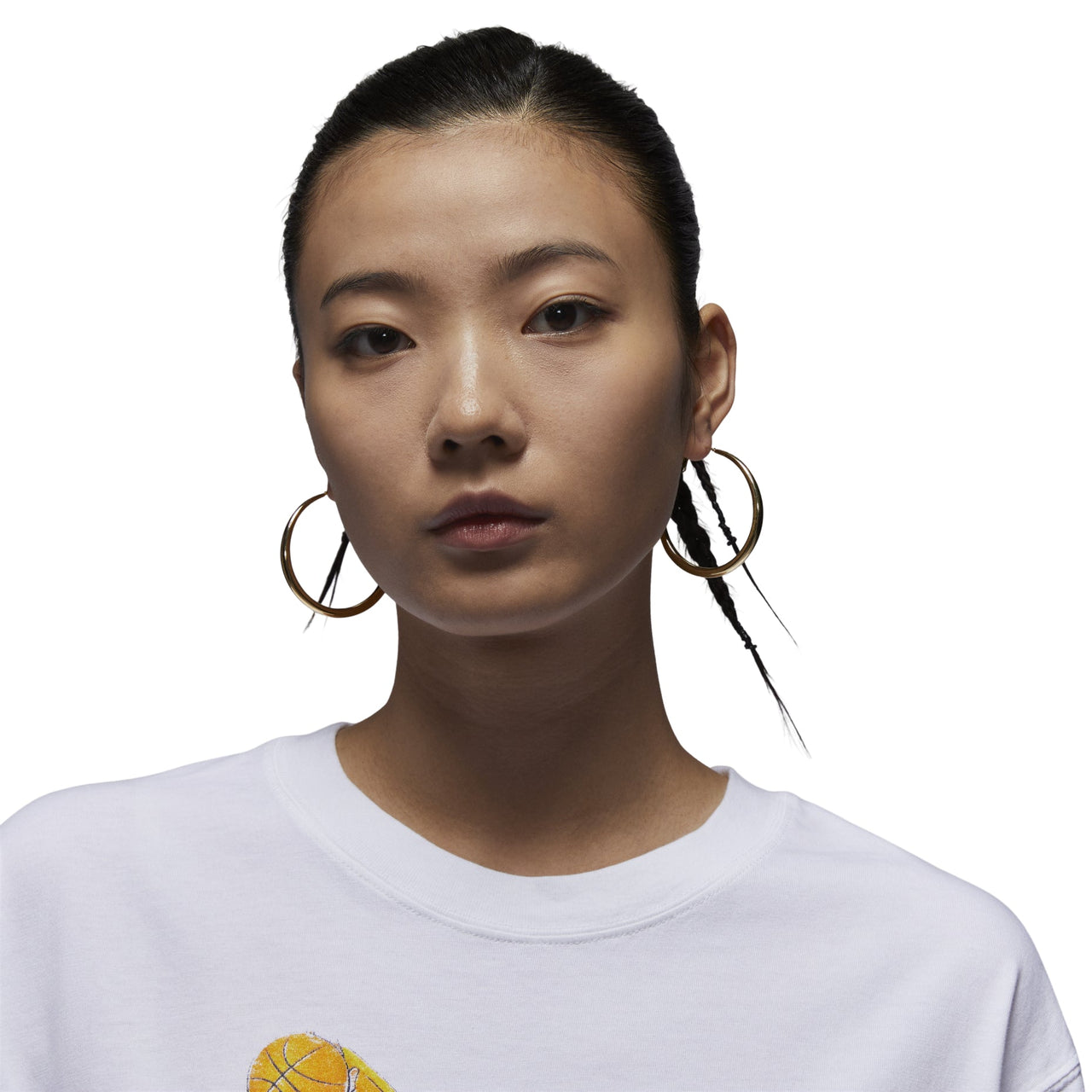 (WMNS) Air Jordan Graphic T-shirt Asia Sizing 'White' FV7123-100