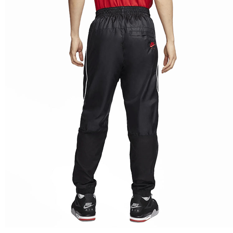 Air Jordan Legacy AJ5 logo Printing Bundle Feet Casual Sports Pants Black CU1670-010