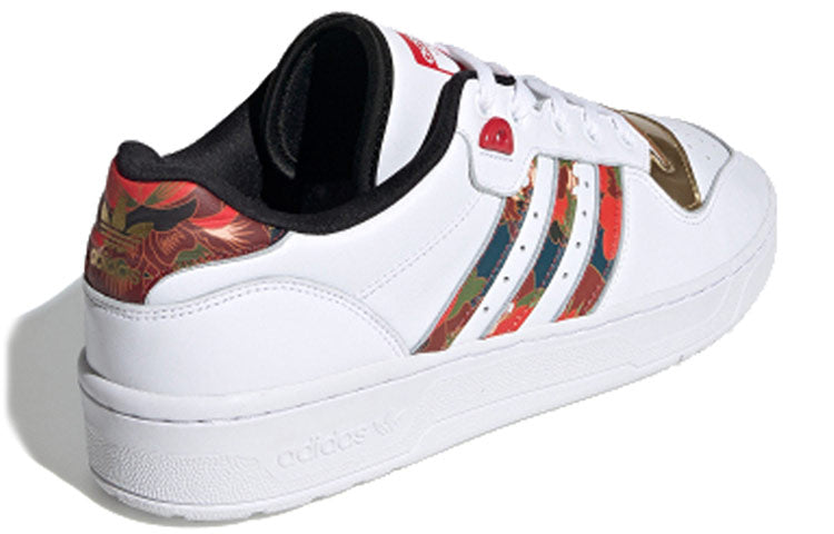 (WMNS) adidas Rivalry Low CNY 'Black Gold Red' FW5273