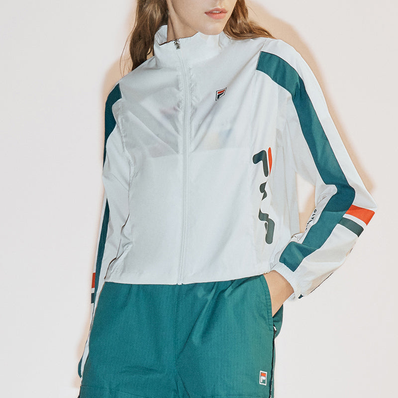 (WMNS) FILA FUSION x KKI Woven Jacket White T11W032701F-WT
