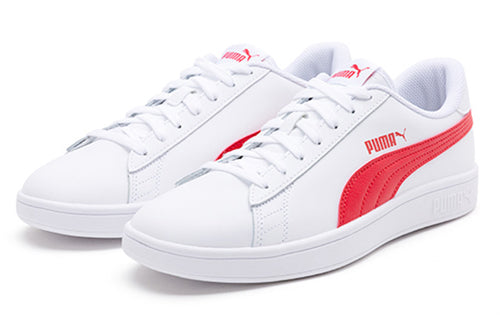 PUMA Smash V2 L White Red Unisex 'White Red' 365215-09