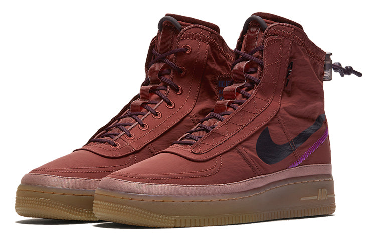 (WMNS) Nike Air Force 1 Shell 'Red Brown' BQ6096-200