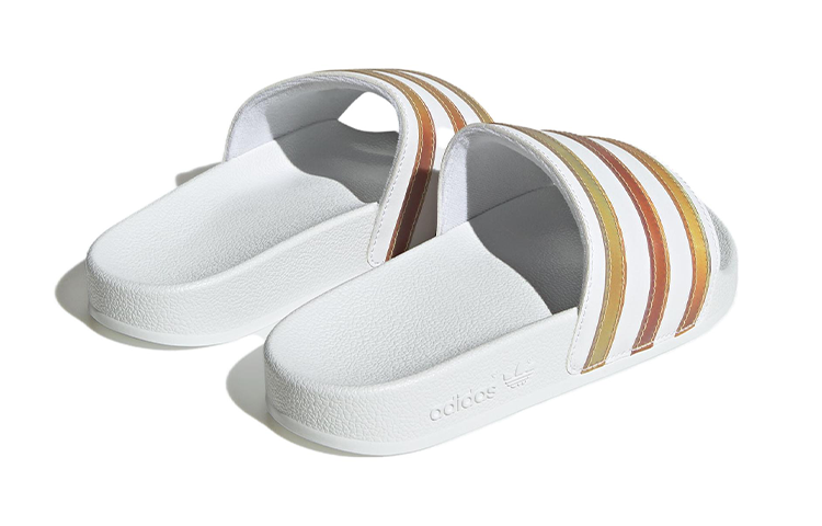 (GS) adidas Originals Adilette Slides 'Cloud White Multicolor' HQ8547