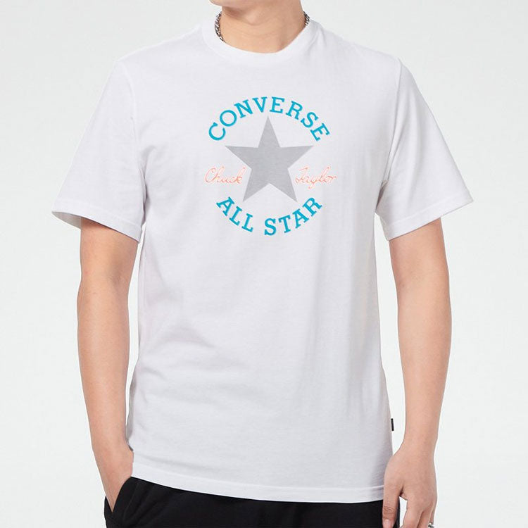 Converse Slogan Logo Short-sleeve Tee Men White 10020526-A02