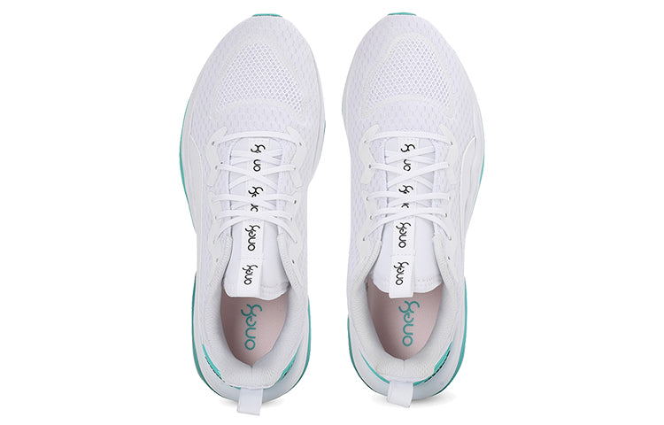 (WMNS) PUMA Lqdcell Tension One8 Low Top Running Shoes White/Blue 193312-01